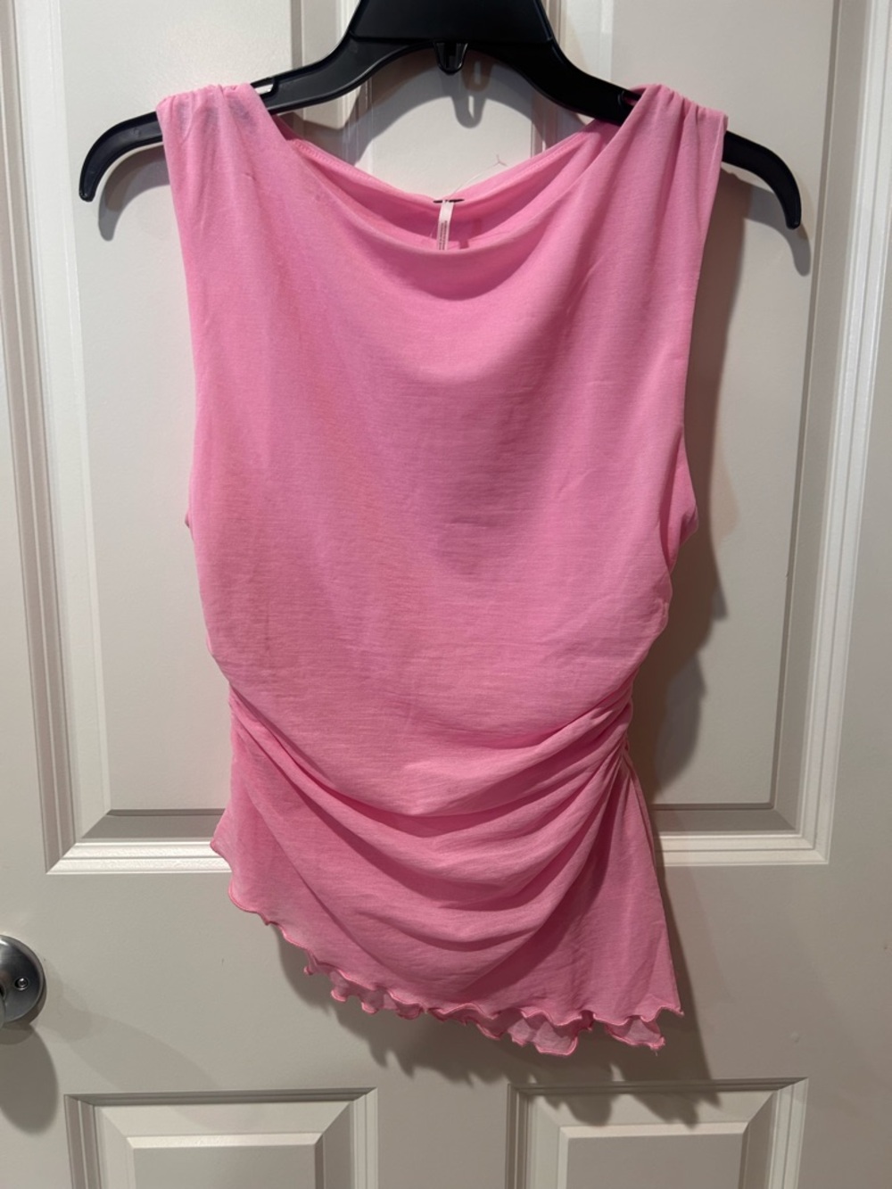 new without tags free people Pink Sleeveless cinched top small